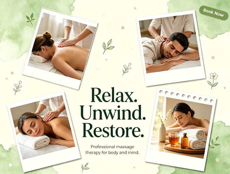 Relaxing Massage illustration